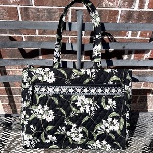 Vera Bradley Quilted Travel Tote Bag in “Jasmine” Print 16” x 13”
